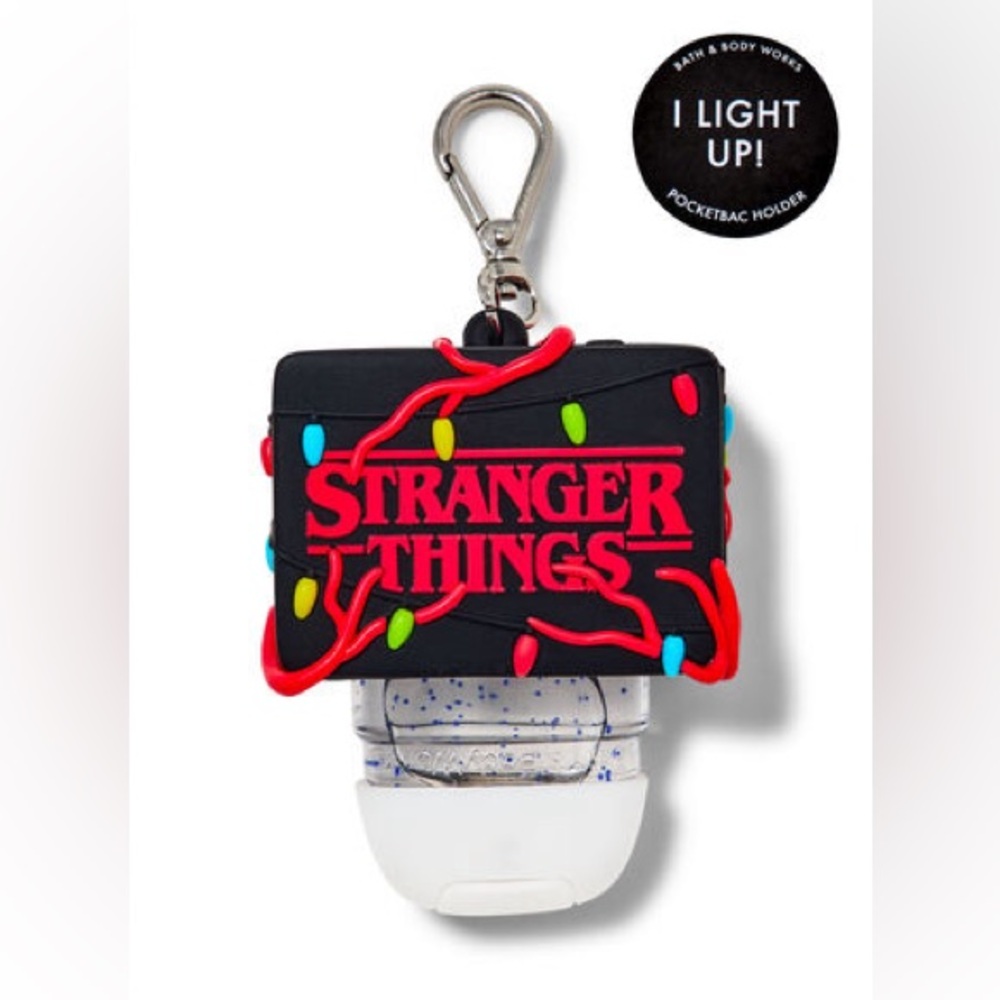 Bath & Body Stranger things Light up sign Pocket*bac Holder lights upside down